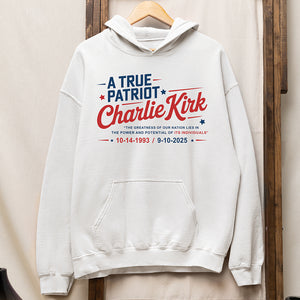 Charlie Kirk Memorial Shirt –  A True Patriot 05acqn110925
