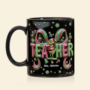 Preppy Coquette Teacher Mug - Personalized Gifts For Teachers 06qhqn201125