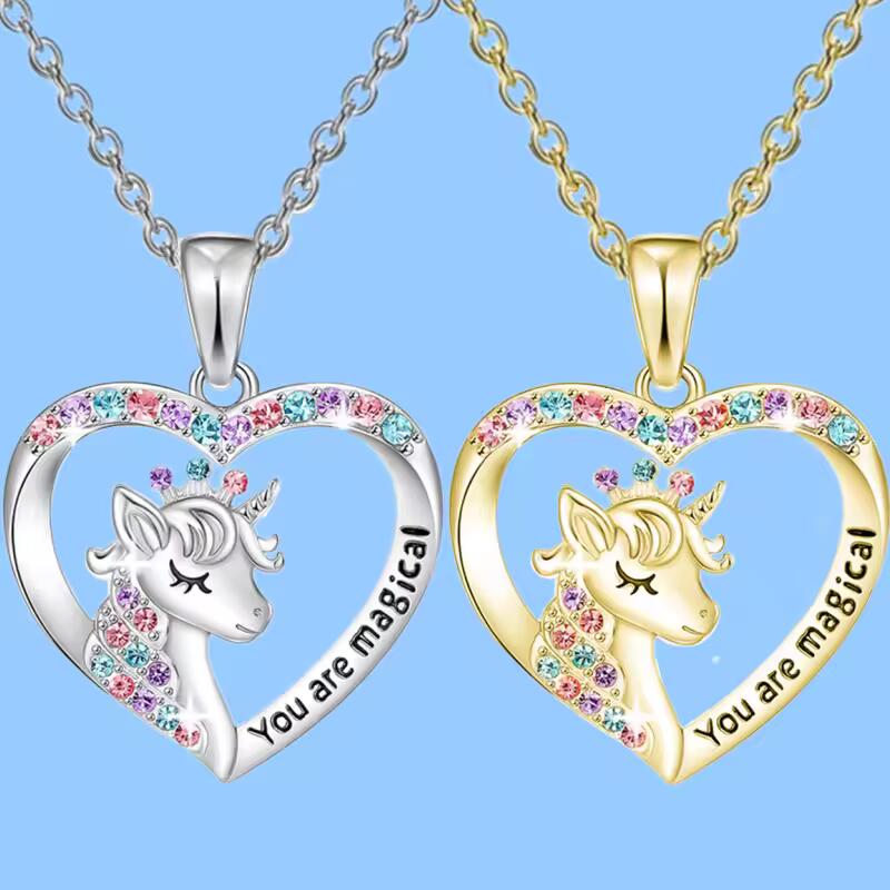Heart Unicorn Necklace 05acxx020425 You Are Magical