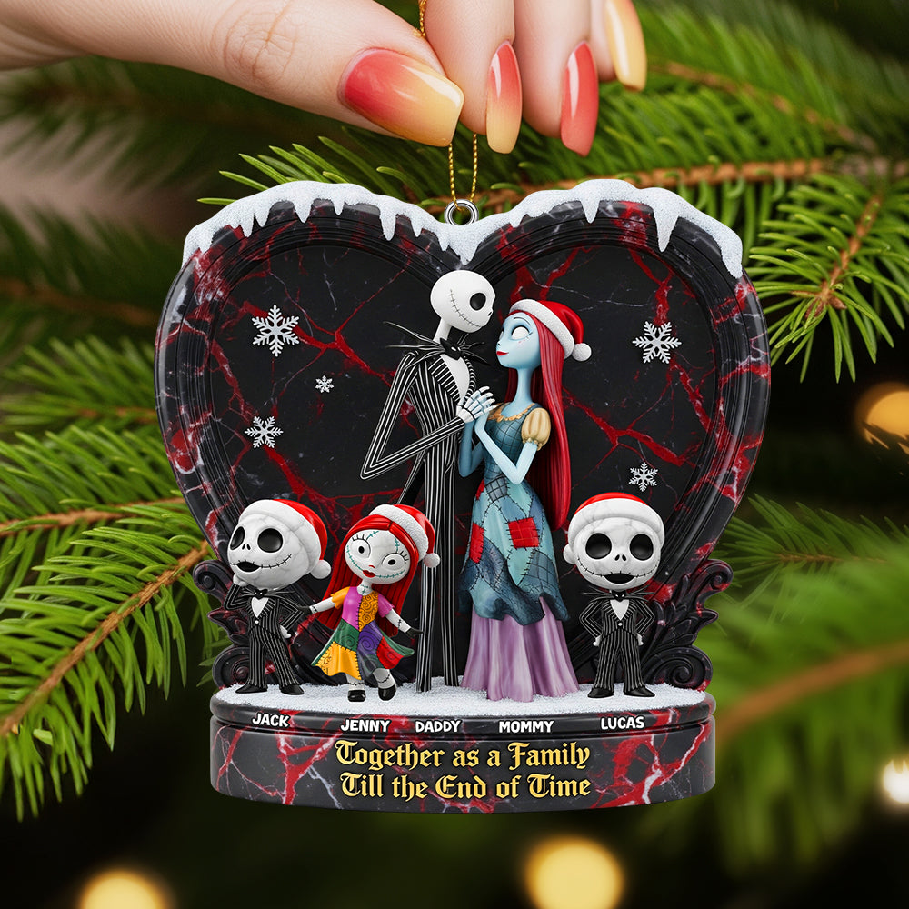 Personalized Gifts For Family Christmas Ornament 03natn200925