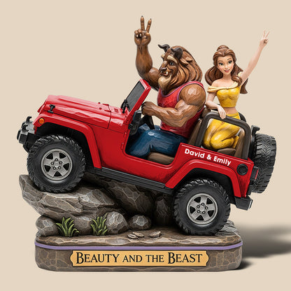 Monster & Princess  Acrylic Plaque - Personalized Gifts For Off-road Couple 04qhqn040625