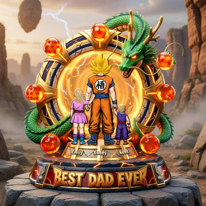 Best Dad Ever Acrylic Plaque - Personalized Gifts For Dads 03toqn070526