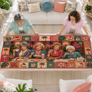 Retro Ladies Quilted Table Runner - Personalized Gifts 01nalu140826