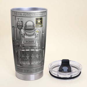 Military Commemorative Tumbler – Personalized Gift for Soldiers 05tgqn020725