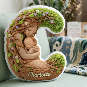 Forest Mom Alphabet Custom Shaped Pillow - Personalized Gifts For Mother 01huta221225