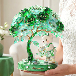 Growing With Mom Acrylic Plaque - Personalized Gifts For Mom 03PGDH020426