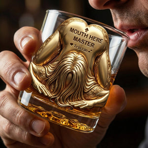 Master Round Glass - Personalized Gifts For Him, Husband, Boyfriend 04QHLU121225