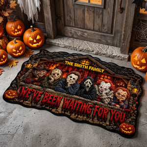 Waiting Pals Spooky Doormat, Personalized Gifts For Halloween 01qhtn100826
