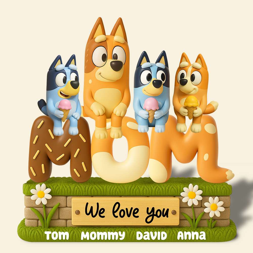 Dog Mom Acrylic Plaque - Personalized Gifts For Mom 03OHDT030425-Homacus