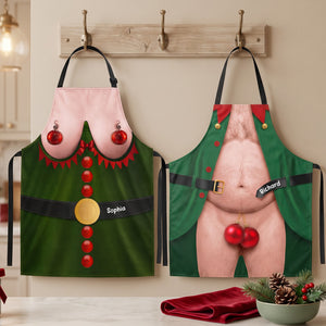 Spicy Christmas Costumes Aprons, Personalized Gifts For Couple 04qhqn200826
