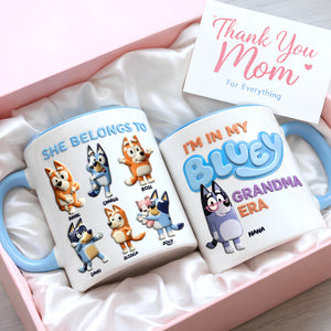 In My Grandma Era Accent Mug - Personalized Gift For Mom 01KILU050326-Homacus