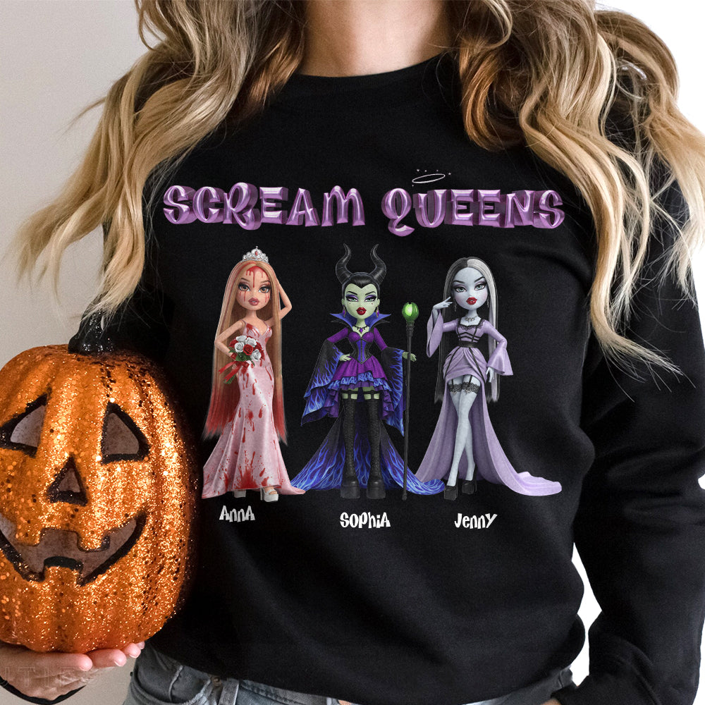 Slay Baddie Shirt, Personalized Gifts For Friends Horror Fans 04qhtn090925