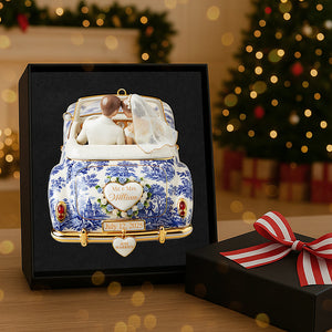 Personalized Gifts For Christmas, Newlywed Toile de Joy Custom Shape Acrylic Ornament 04pgta081025