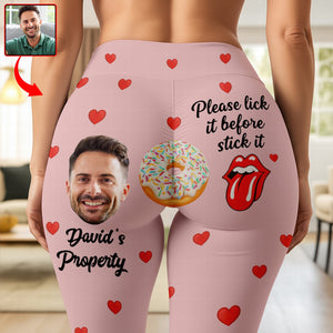 Naughty Couple Leggings - Custom Photo Gifts For Her 05kiqn031225