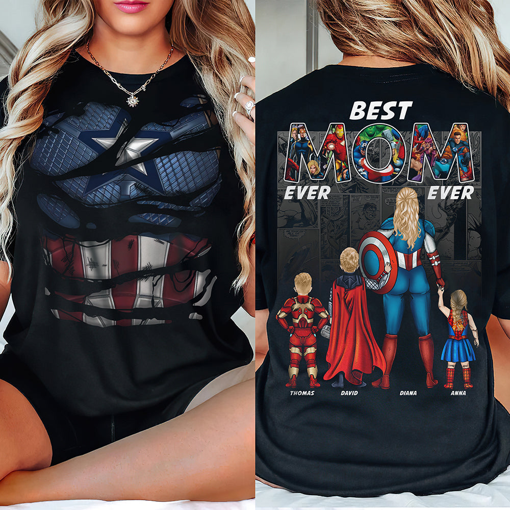 Personalized Gifts For Mom Shirt Best Mom Ever-Homacus