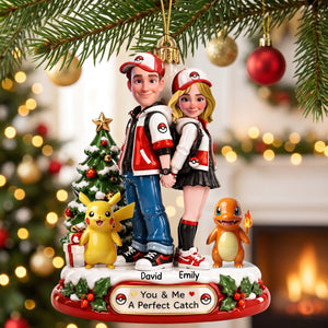 Perfect Match Acrylic Ornament, Personalized Gifts For Couple 06qhqn280826-Homacus