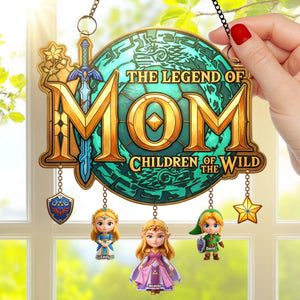 Epic Mom Journey With Kids Suncatcher - Personalized Gifts For Moms 03NAQN030426