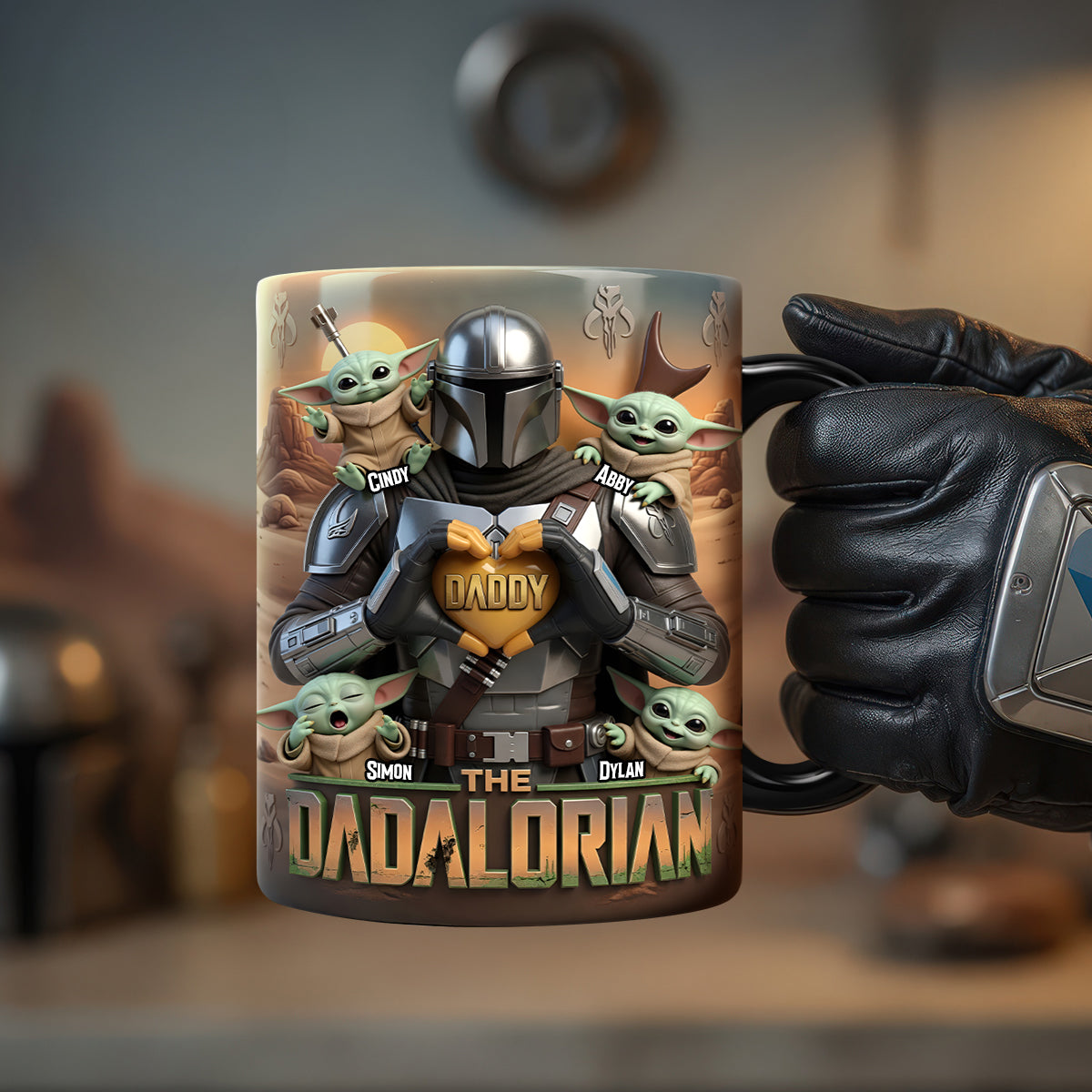 Space Dad Magic Ceramic Coffee Mug - Personalized Gifts For Father's Day 01tydh250526
