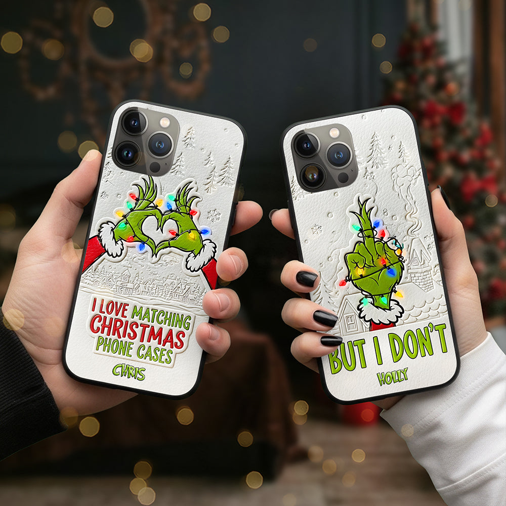 Funny Green Couple Phone Case - Personalized Gifts For Couple 02tgta140825
