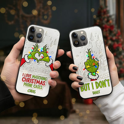 Funny Green Couple Phone Case - Personalized Gifts For Couple 02tgta140825