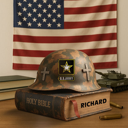 Christian Soldier Acrylic Plaque – Personalized Gifts For Veteran 06toqn230725