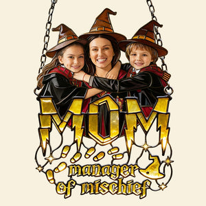 Magical Mom And Kids Suncatcher Ornament Custom Photo Gifts 04NADT020426
