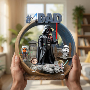 Strongest Dad Acrylic Plaque, Personalized Father's Day Gifts For Dad 02qhtn240426