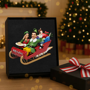 Personalized Gifts For Christmas, Custom Photo Couple Acrylic Ornament 02huta101025