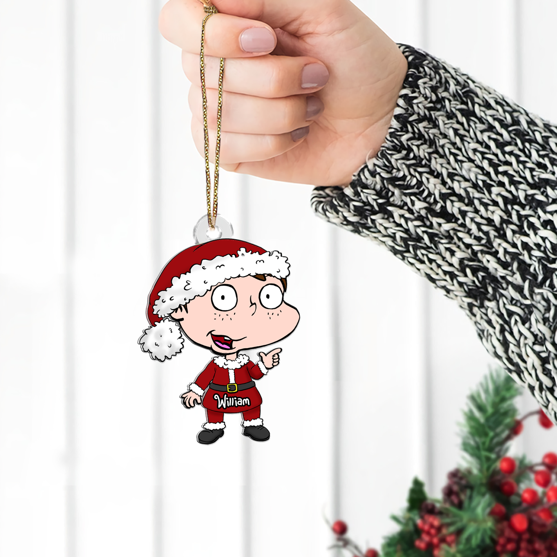 Personalized Gifts For Kids Christmas Ornament 01QHHU221124HG - Ornament - GoDuckee
