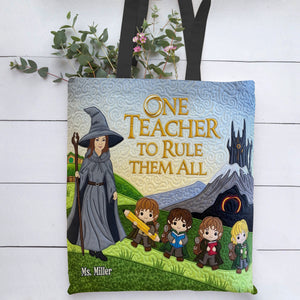 Teacher In Fantasy World Tote Bag, Personalized Gifts For Teacher 01qhtn280725