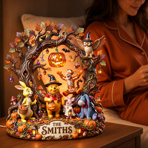 Halloween Childhood Squad LightBox - Personalized Gifts For Family Acrylic Light Box 05PAQN190826