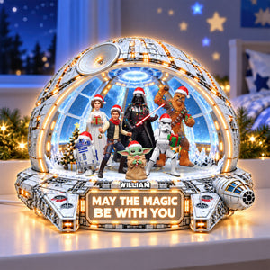 May The Magic Be With You Universe War Light Box - Personalized Gifts For Christmas 07TYQN260926
