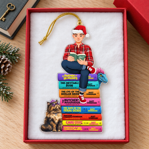 Mystical Bookish Adventure Ornament - Personalized Gift For Book Lovers 03HUQN081026PA
