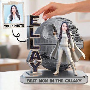 Space Mom Acrylic Plaque - Personalized Custom Photo Gifts For Mom 02OHMG250326