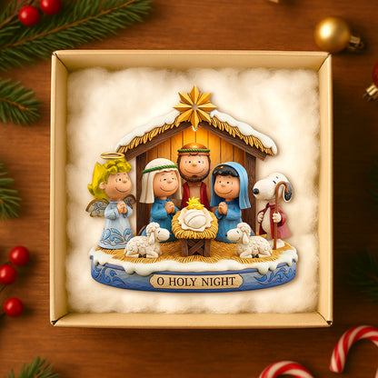 Holy Night Ornament, Christmas Gifts For Catholic 01totn220825