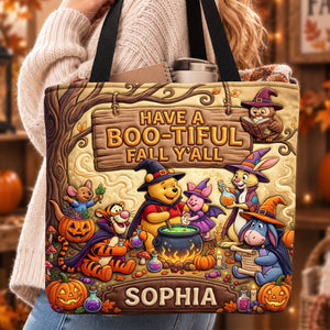 Magical Woodland Friends Tote Bag - Personalized Gifts 01padh290726