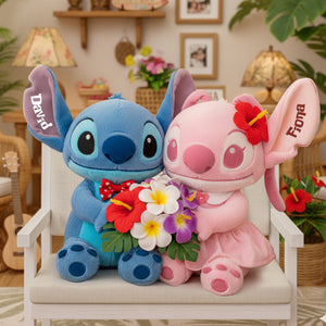 Island Tropical Couple Pillow  - Personalized Gifts For Couples 05PGLU241125