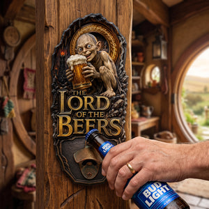Dark Fantasy Wooden Wall Hanging Bottle Opener - Personalized Gifts 01nata210726