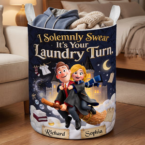 Eternal Affection Quilted Laundry Basket - Personalized Gifts For Couples 01toqn020726