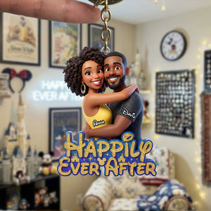 Couple Keychain - Custom Photo Gift For Couple Keychain 03HUTN230126