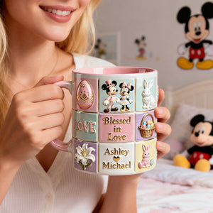 Blessed In Love Accent Mug - Personalized Gifts For Couple 02pgtn230226