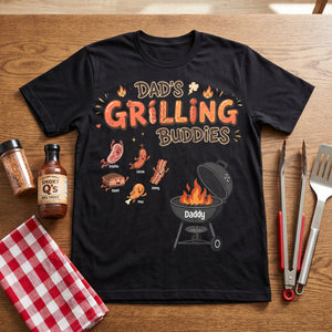 Fun Diving Into Dad Grill Shirt - Personalized Gifts For Grilling Dads 02QHTN270526