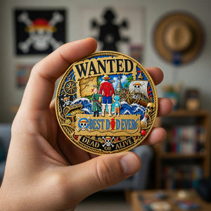 Anime Printed Metal Coin - Personalized Gifts For Dad 02toqn280426