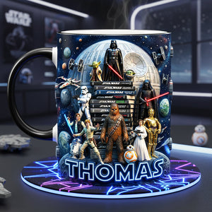 Cosmic Coffee Accent Mug - Personalized Gifts Cosmic Lovers 01huta060126