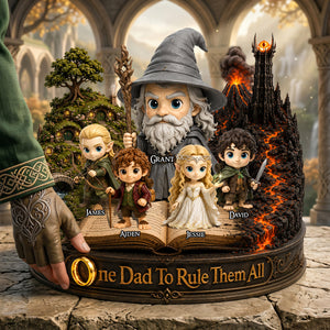 Dad's Legendary Quest Plaque - Personalized Gifts For Dads 03NATA210526