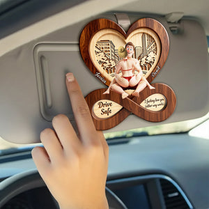 Heartfelt Drive Safe Couple Car Visor Clip - Personalized Gifts For Couples 05OHLU181225