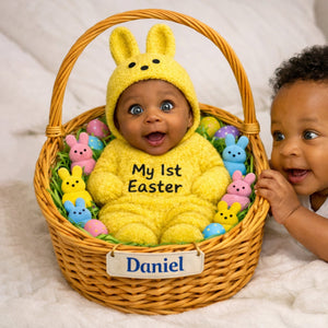 Baby First Easter Acrylic Plaque Custom Photo Gifts For Parents 01HULU110326