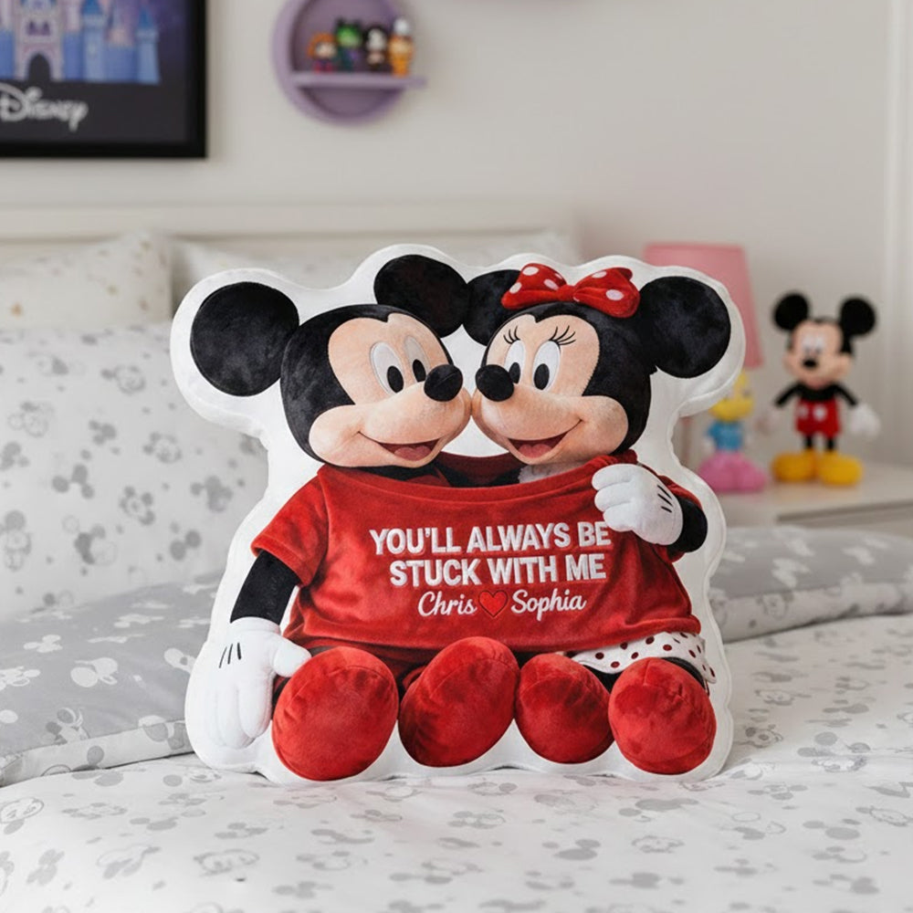 Couple In Cute Shirt Pillow, Personalized Gifts For Couple 03qhtn111225