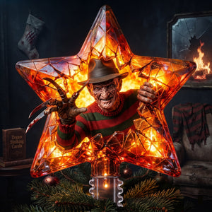Terrifying Surprise Star Tree Topper, Personalized Gifts 04qhlu080826