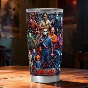Horror 20oz Tumbler - Personalized Gifts For Horror Fans Tumbler 04HULU140126